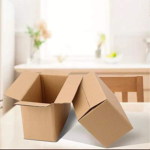 Image of Schliersee 9x6x4 Shipping Box Mailers Set, Kraft Corrugated Cardboard Packaging Boxes Pack of 25