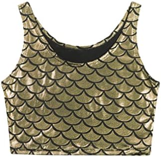 CHICTRY Costue Da Bagno Babina Tankini Da Sirena Bikini Due Pezzi