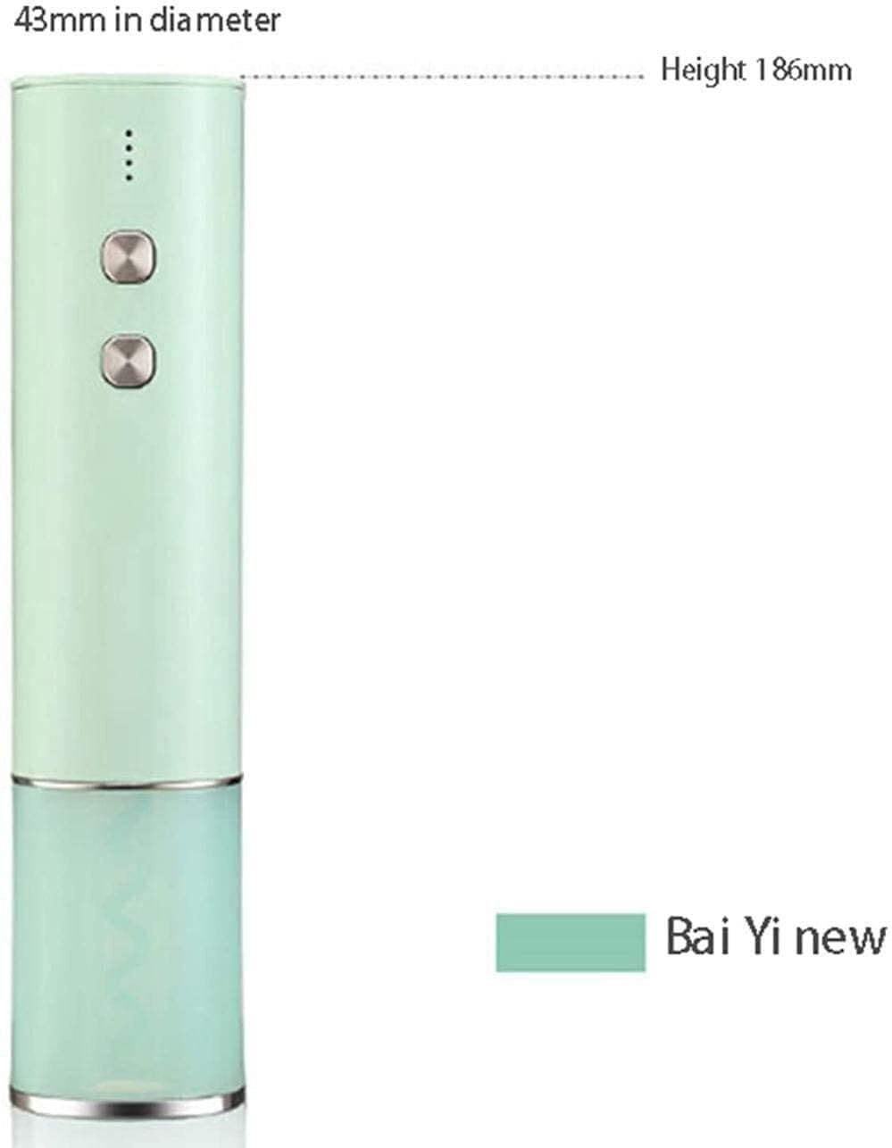 Abridor eléctrico de vino con cortador de aluminio, sacacorchos recargable, diseño ergonómico, carga USB para los amantes del vino