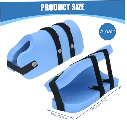 Puños acuáticos de natación en espuma EVA con hebilla ajustable 2