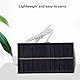 1 W 6 V Solar-Ladegerät,Mini-Solarpanel, tragbares DIY-Solar-Ladegerät, Solarzelle für Handy-Heimbeleuchtung, Powerbank, Campinglaternen