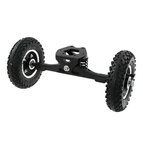 Offroad Elektro 8 Zoll LKW Räder Combo Skateboard Truck Mountain Longboard Räder mit Antriebsachse (Schwarz)