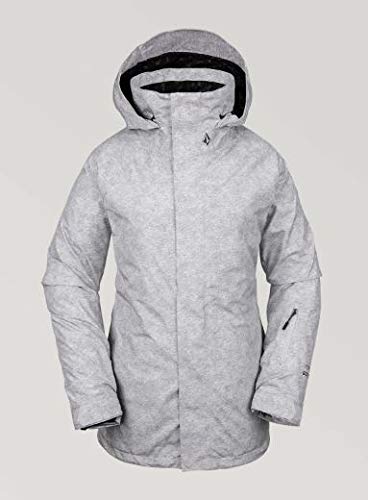 Volcom Women's Leda Gore-tex Snow Jacket, Heather Grey, Medium
