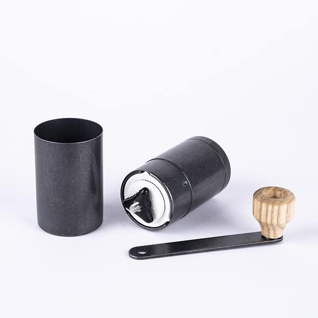 Miniatura 6 de Black Vintage INOX - Molinillo de café, pulido a mano, hoja de cerámica, acero inoxidable, envejecimiento, irrompible, apto para lavavajillas