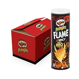 Pringles Flame Spicy BBQ 9 x 160 gram