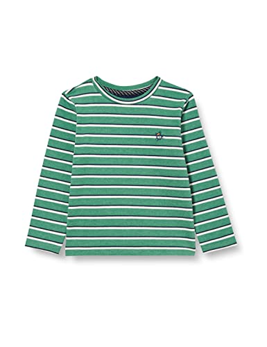 Noppies Baby Baby-Jungen Boys Tee Longsleeve Striped Hechi T-Shirt, Dark Ivy-P454, 80 Cover