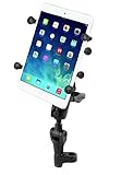 Color Black RAM MOUNTS Twist & Tilt Manillar Bicicleta Motocicleta Espejo X-Grip Soporte para 7\"tabletas