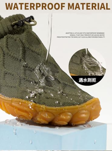 Men's Haritap Water Shoes, Joyoasis Water Shoes Casual Non Slip Quick-Drying Slip on Knitted Water Sneakers Shoes3