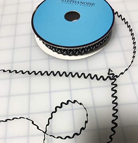 2 Color RIC Rac Rick Rack Trim Made in France 1/4" Wide x 3 Yards (10 Colors to Choose from)