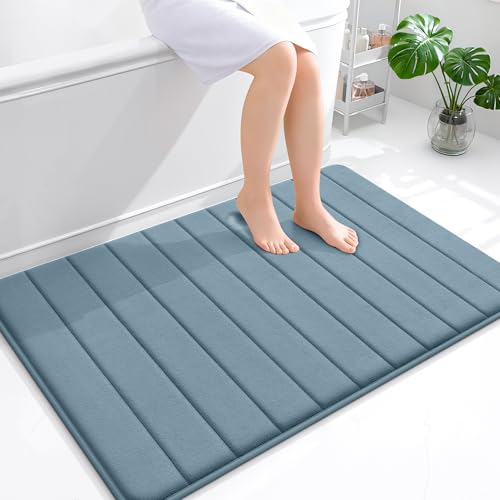 OLANLY Memory Foam Bath Mat 44x32, Super Soft Absorbent Bathroom