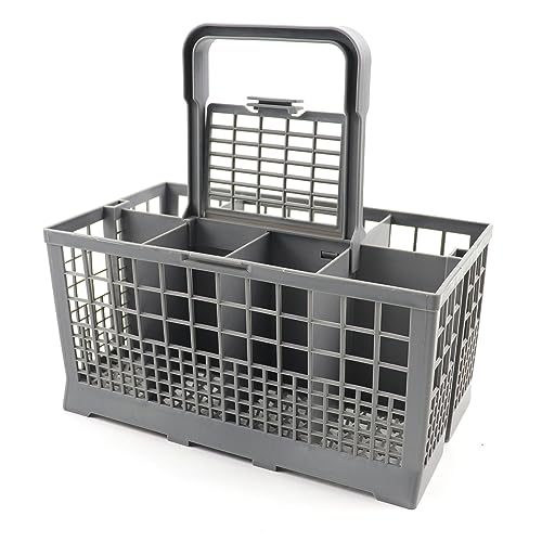 Cesta de cubiertos para lavavajillas, cesta para cubiertos para vajilla, organizador de utensilios, accesorios de repuesto con asa