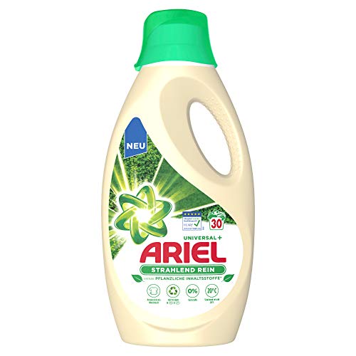 Ariel Pure Clean Detergente Líquido Pack de 2 x 30 Lavados, 60 Lavados en Total.