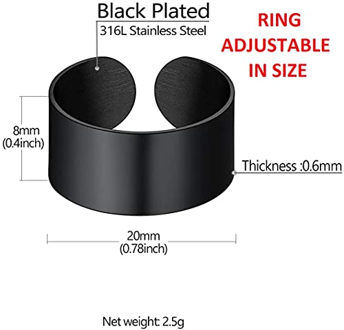 Image of Moneekar Jewels 18k Stainless Steel Ring for Men and Women