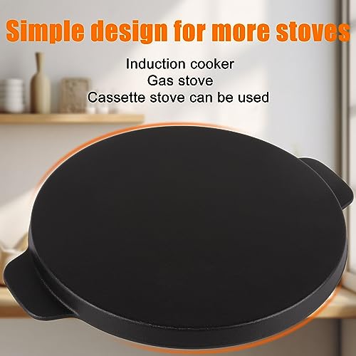 Cukor Cast Iron Grill Griddle, Grill Pan For Indoor Cooking, Stove Top Griddle For Grilling On Gas Grill, Round Grill Griddle For Induction Cooktop thumb #4