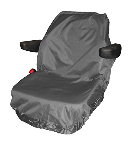Town and Country - Funda para asiento de tractor (tamaño grande), color gris