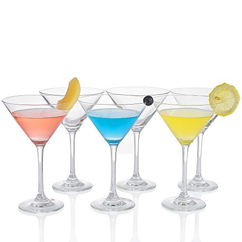 HyperSpace Cocktail Martini Glasses, Set of 6 HyperSpace Cocktail Martini Glasses, Set of 6