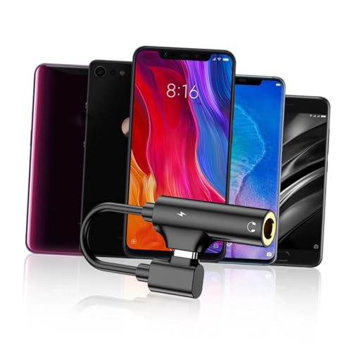 Type-c - 35mm A_v^[P[u Usb [d oCp 2-in-1 I[fBIA_v^[ ubN