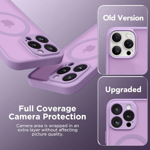 Coque iPhone 13 Pro violette mate résistant aux chocs au quotidien - 6