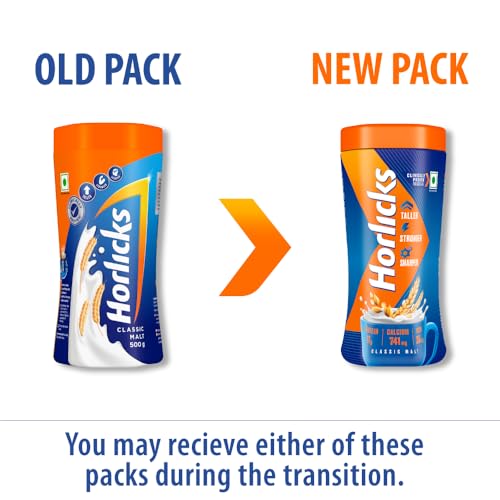 Image of Horlicks Health & Nutrition Drink for Kids, 1kg Jar & Horlicks Health & Nutrition Drink for Kids, 500g Jar