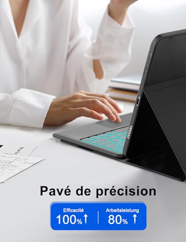Clavier Honor Pad X8a tactile multipoint avec étui rétroéclairé 7 couleurs - 2