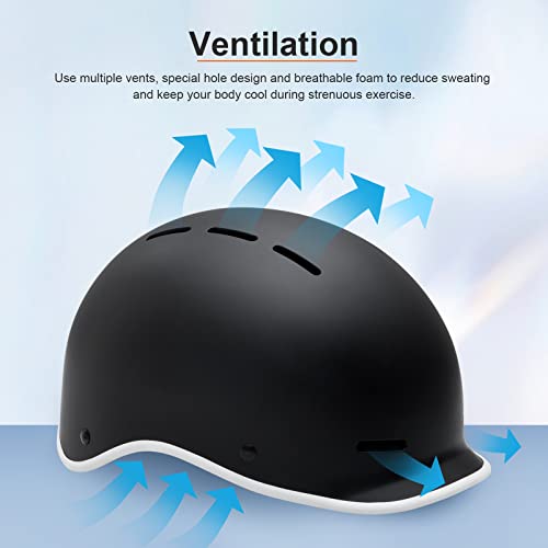 Wowgo Bicycle Helmet For Adults, Safe Bike Helmets With Durable Stylish For Men Multi Sports, Electric Skateboards Helmets Suitable For Shortboard, 2S Max Longboard -Large #TOP2