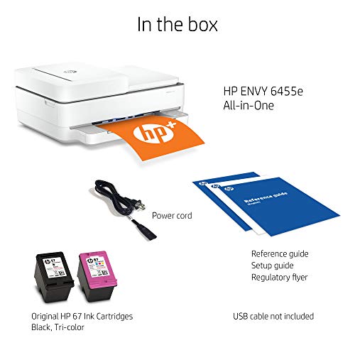 ▷ HP ENVY 6455e Impresora inalámbrica a color todo en uno con 6 me