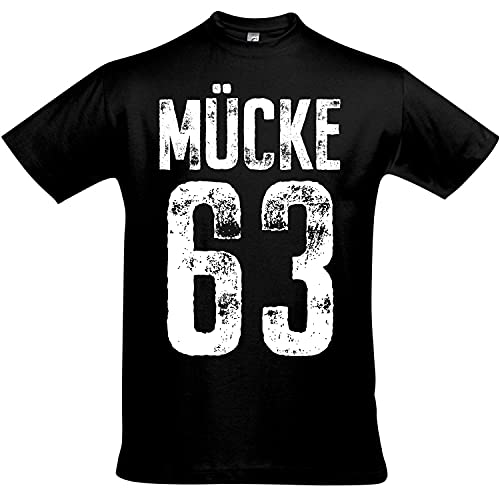 MÜCKE 63 T-shirt Bulldozer Film Star Movie Buddy Noir - Noir - XX-Large Cover