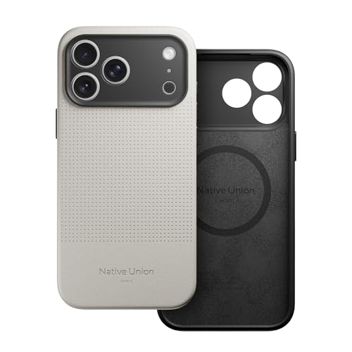 Image of Native Union Active Case - MagSafe Compatible with Built-in Magnets - Rugged Design - Recycled Materials - Ultra-Durable Drop Protection up to 10ft / 3m for iPhone 17 Pro Max (Sandstone)