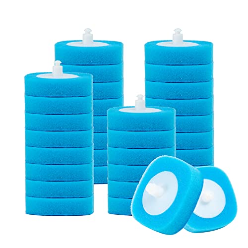 TNAVY Recambios de varita de inodoro de 32 unidades, cabezales desechables de escobilla de inodoro Cover