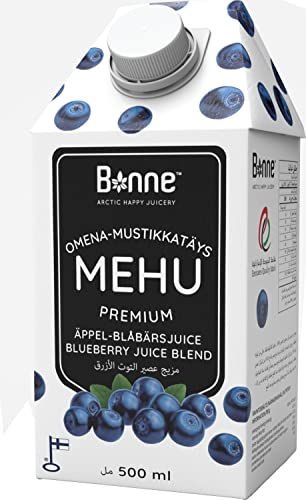 Bonne 100% Blueberry Juice with No Added Sugar or Preservatives - 500ml