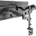 HUANUO Supporto per Doppio Monitor per Schermi LCD / LED da 17