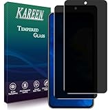 KAREEN 2 Pack Privacy Screen Protector for Samsung Galaxy S21 FE 5G Anti Spy Private Tempered Glass, Anti-Scratch, Bubble Free