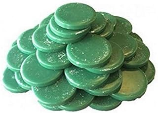 Purewax by Purenail - Discos de cera de depilación tradicional sin bandas color VERDE, 2 bolsas de 1kg