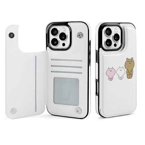 iPhone16ProMax用ケース うさまる 手帳型 アイフォン16プロマックス用カバー スマホケース 財布型 携帯カバー カード収納 スタンド機能 薄型 防塵 耐衝撃 Case