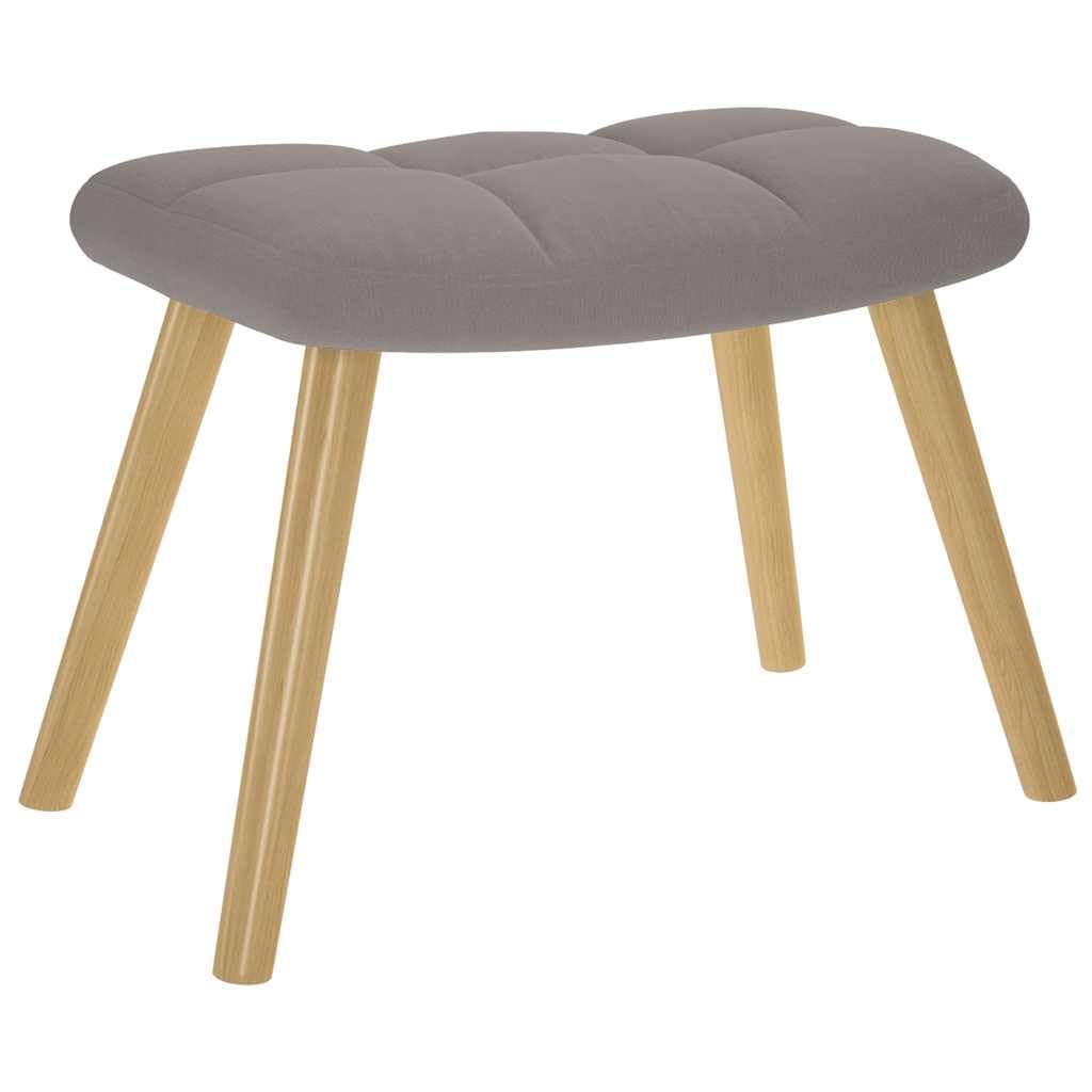 Poltrona a dondolo con poggiapiedi poltrona per allattamento in tessuto grigio marrone poltrona per allattamento, poltrona da lettura, poltrona relax, poltrona relax moderna per soggiorno