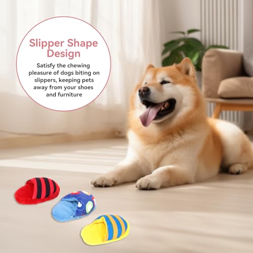 Agatige 3Pcs Plush Pet Dog Squeaky Toys - Image 3