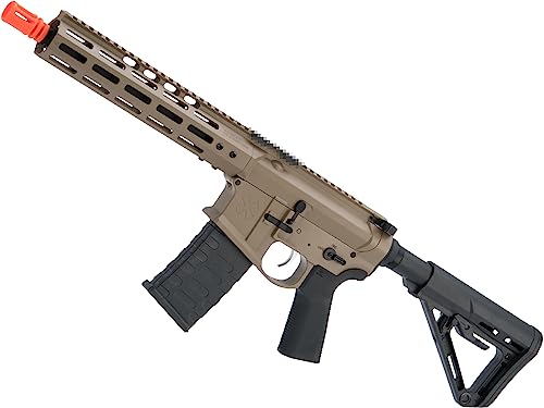 Evike Airsoft - EMG NOVESKE Gen 4 w/eSilverEdge SDU2.0 Gearbox AEG Practice Airsoft Rifle (Model: Shorty/Flat Dark Earth)