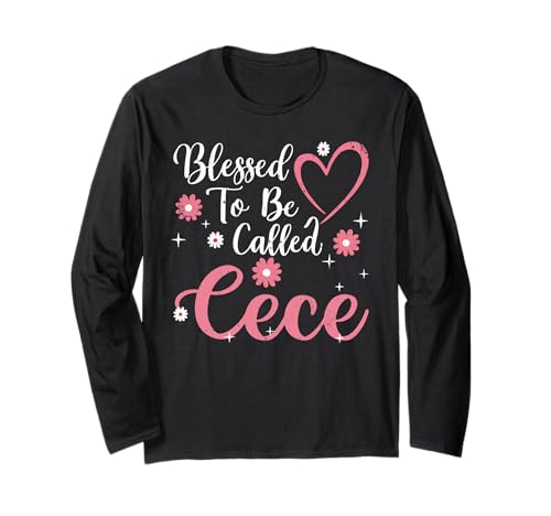 Blessed To Be Called Cece Flower Heart Cute Mother's Day ����T�V���c