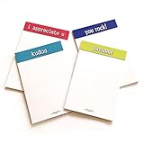 Appreciation Sticky Note Pads (Set of 20 Pads)