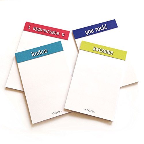 Trainers Warehouse Appreciation Sticky Note Pads (Set of 20 Pads) | Room to Write Your Personal Note of Thanks - Make it a Habit to Thank Someone Every Day | 4