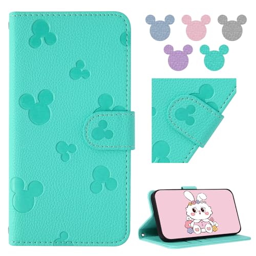 �yQribo�z�R���p�` Doogee Note 58 / 58 Pro �P�[�X �蒠�^ ���n�̂��킢���N���V�b�N�ȃ~�b�L�[�̃A�o�^�[ �y�� ���^ �}�O�l�b�g�� �K�� Doogee Note 58 Pro �P�[�X�蒠�^ �J�[�h���[ �X�^���h�@�\ �Ռ��z�� ��