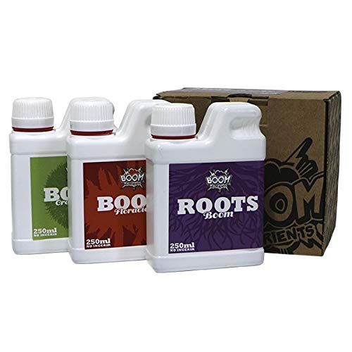 Boom Nutrients | Kit de Fertilizantes Completo con Estimulador de Raíces | Start Tripack 250ml Cover