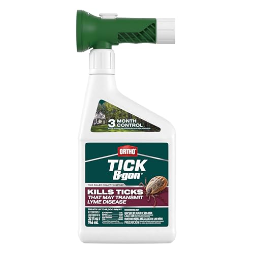 Ortho Tick B-gon Tick Killer Ready-to-Spray - Outdoor Tick Spray, Kills Ticks, Cat and Dog Fleas, and Mosquitoes - 32 fl. oz.