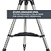 Celestron – AstroMaster 90EQ Refractor – Manual Telescope for Beginners – Fully-Coated Optics – Adjustable-Height Tripod – Includes Accessories Plus Astronomy Software Package