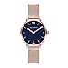 Produktbild PAUL HEWITT Armbanduhr Damen Sailor Line Modest Blue Lagoon - Damen Uhr (Rosegold), Damenuhr Edelstahlarmband in Rosegold, blaues Ziffernblatt