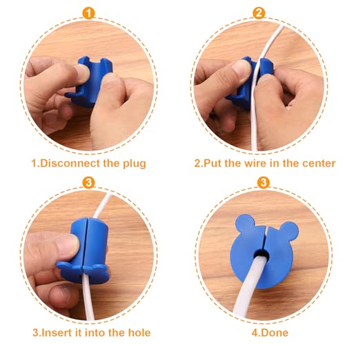 Œillets muraux en silicone pour boucher les trous de perçage et guider un câble Ethernet - 6