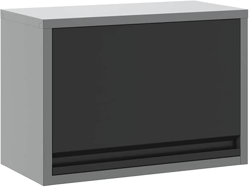 vidaXL Armoire à outils avec stockage Noir et gris 50 x 25 x 35 