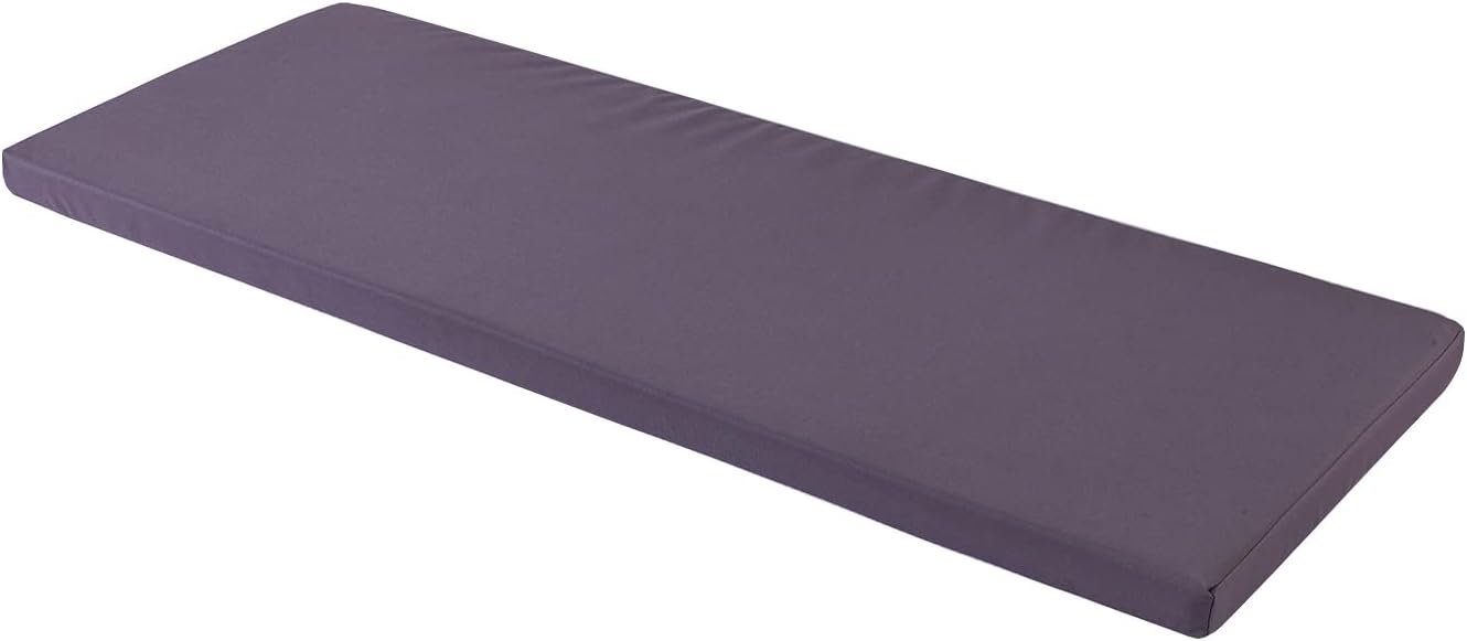 SAMTY Outdoor Bench Cushions for Patio Furniture Waterproof Porch Swing Cushion for Garden Love Sofa Settee seat pad with Washable Cover