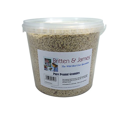 Britten & Jamesu00ae Pure Peanut Granules en una Tina con Cierre hermético de 5 litros