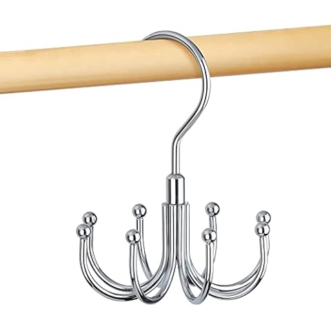 OMHOMETY Swivelling Belt Hanger with 8 Hooks Cover